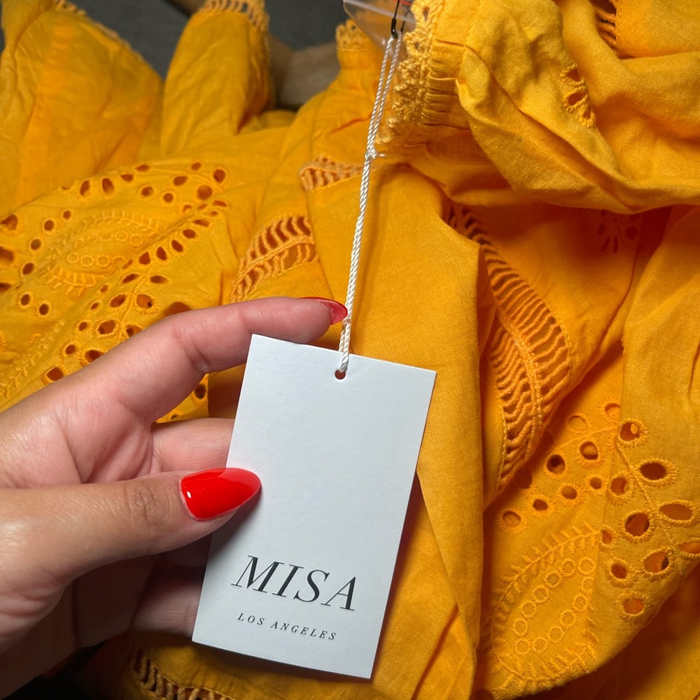 MISA | NWT! Sunny eyelet mini dress size: XS - Picture 7 of 7